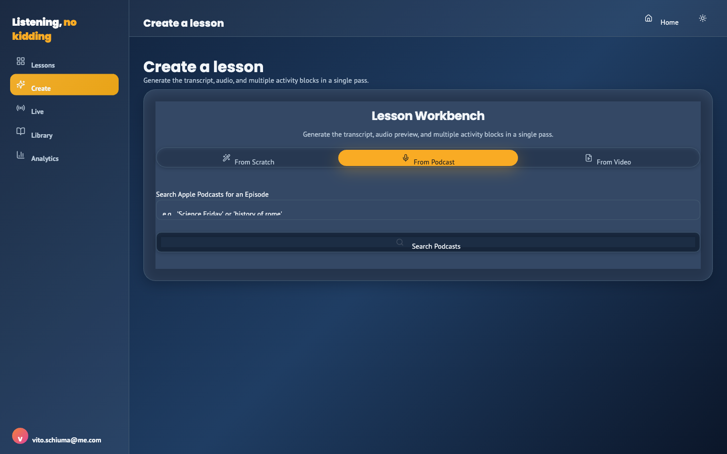 Search, clip, and teach